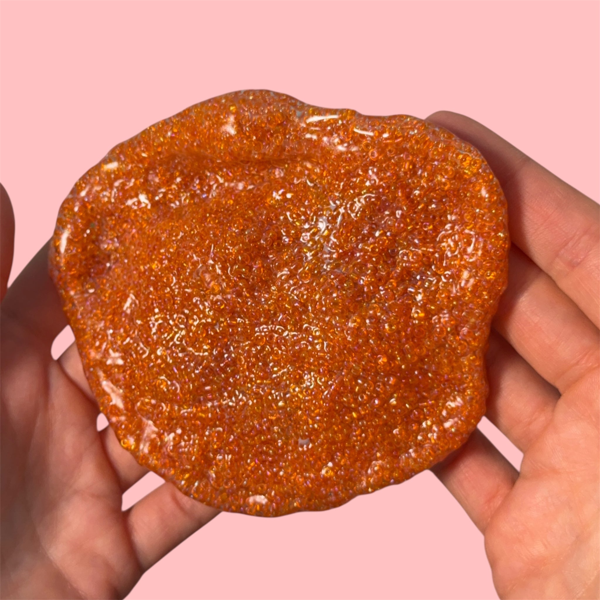 Bead Squishy Stress Toys – Red, Blue & Orange