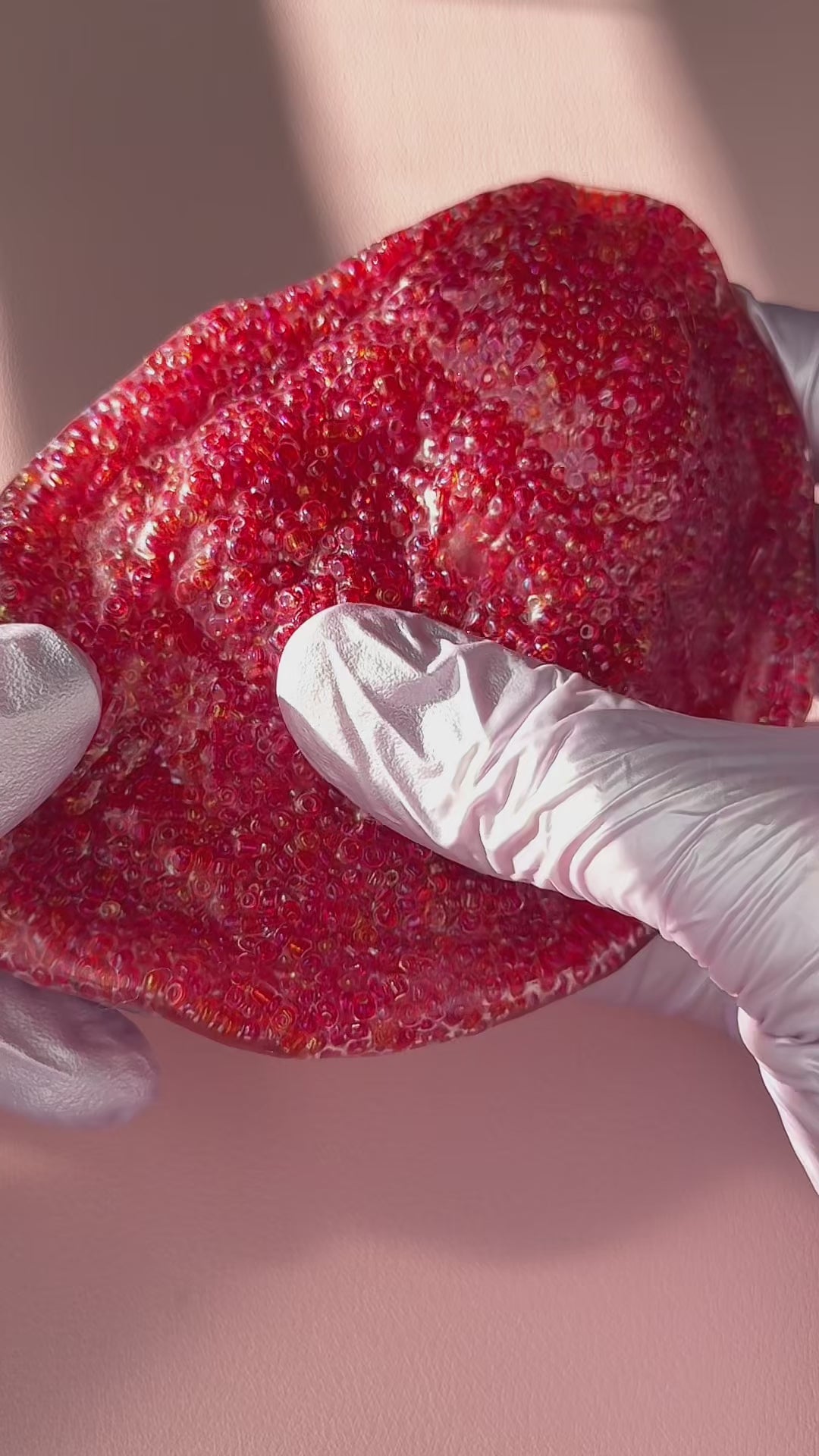 Bead Squishy Stress Toys – Red, Blue & Orange